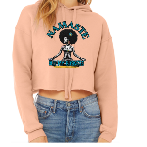 Namaste I Premium Cropped Fleece Hoodie (comes in multiple colors)