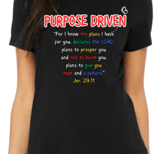 Purpose-Driven Crew Neck Tee